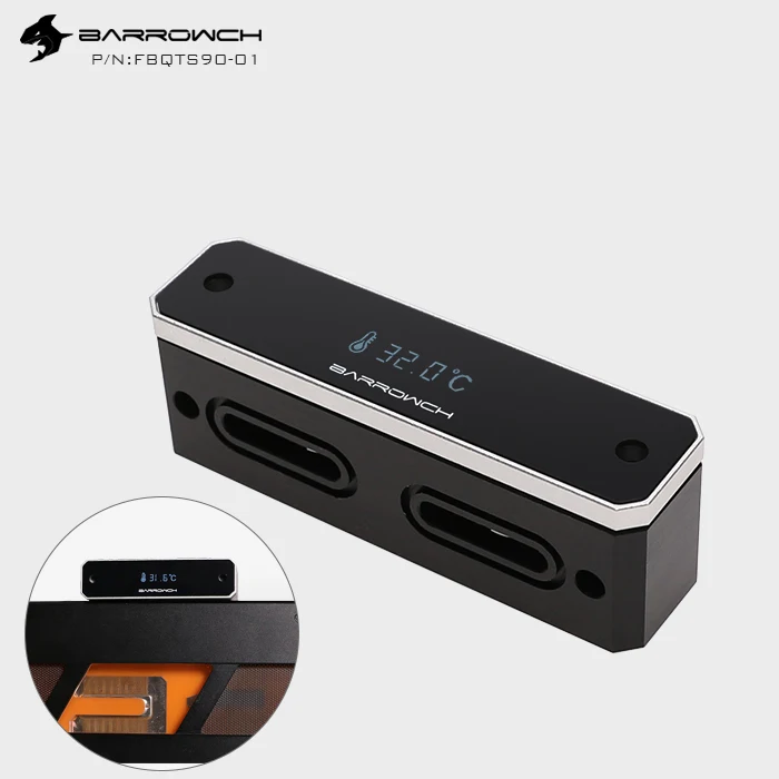 OLED цифровой дисплей измеритель температуры воды используйте для адаптера GPU Block