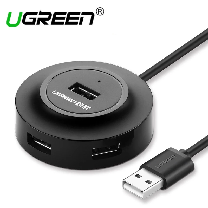 Ugreen usb 2 0 концентратор с несколькими портами адаптер для apple Samsung Hawei asus xiaomi notebook HUB 4