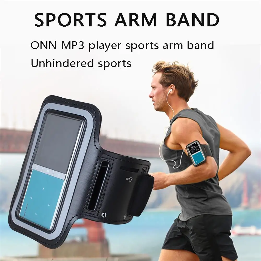 Running Arm Band Sport Leather Armband Case Cover for Ipod nano 4th 5th ONN RUIZU MP3 MP4 Player hot sales free shipping Black |