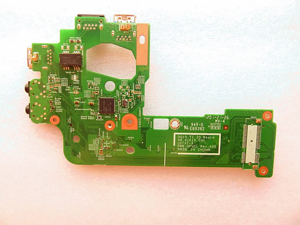 Аудио USB LAN Ethernet порт для dell N5110 DQ15 TI IO board 48.4IE15.031 GPVC1 хорошего качества быстрая