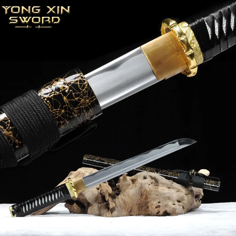 Japan Katanas Blancas High Manganese Steel Samurai Sword Handmade Katana Samurai Tanto Knife Katana Sword Battle Ready