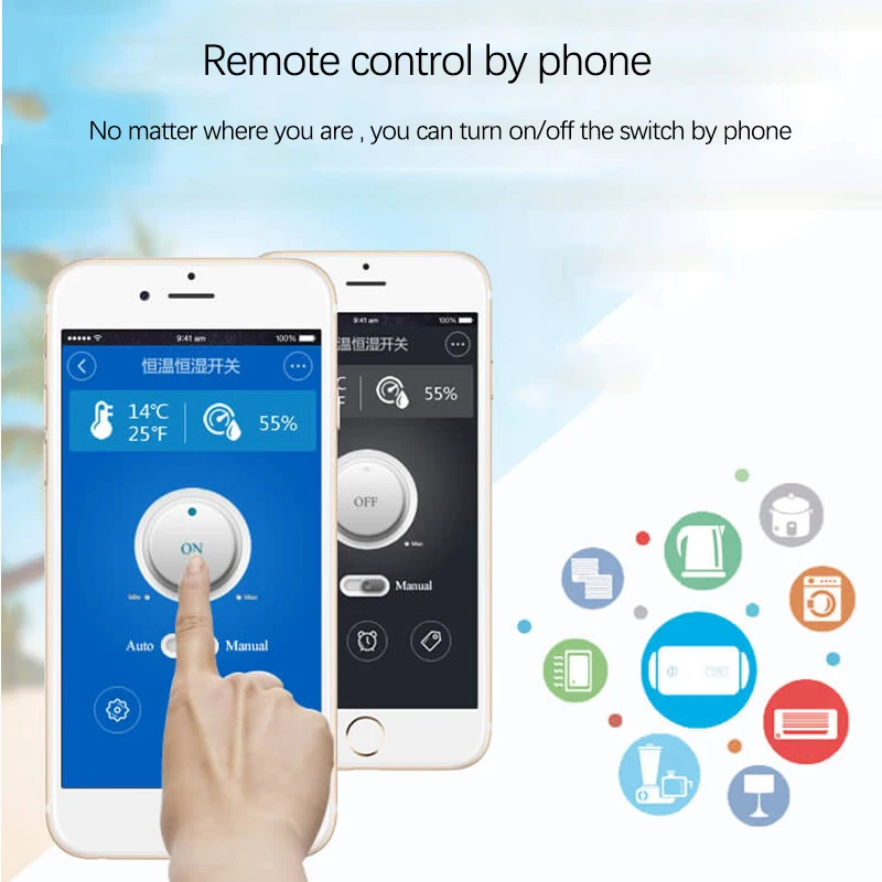 Умный Wi Fi переключатель Sonoff TH16 3500 Вт контроллер температуры и влажности с
