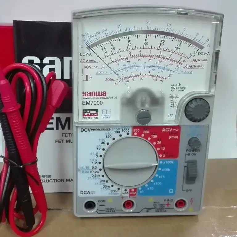 Аналоговый мультитестер SANWA EM7000/полевой тестер|multitester|testermultiteste sanwa |