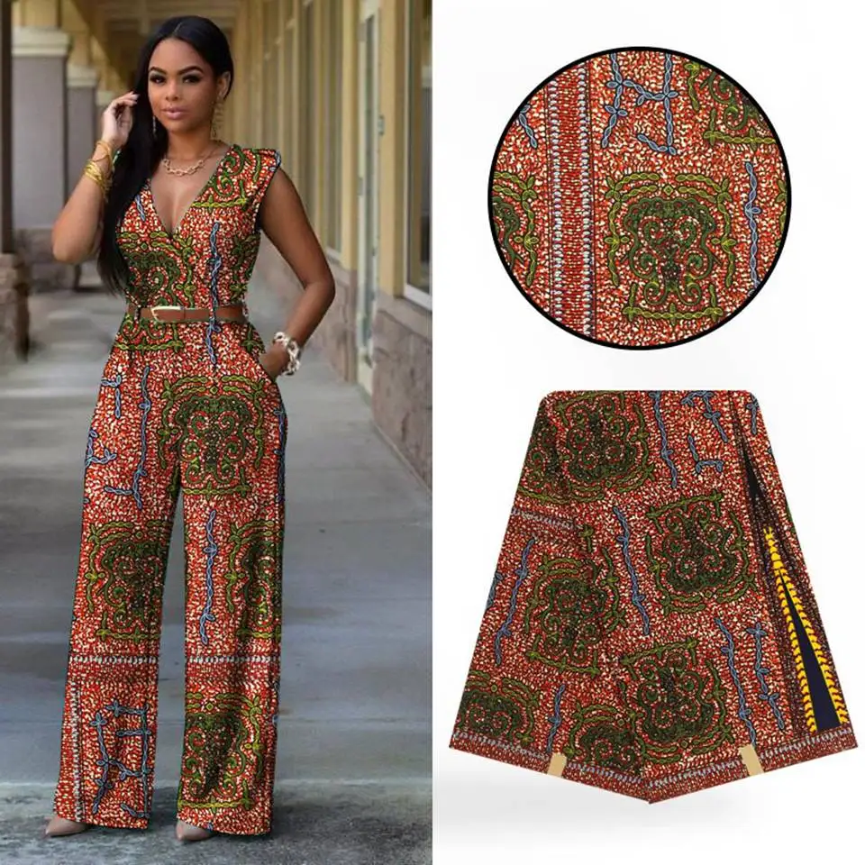 6 ярдов Mitex восковая печать/африканские ткани Kitenge/Pagnes/ткани Africain/Lapa/Chitenge DF-365 | Дом