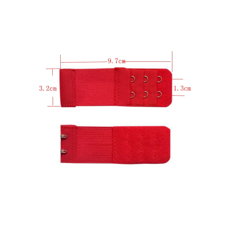 

Sexy 6 PCS 2 Hook Bra Extender For Women's Elastic Bra Extension Strap Hook Clip Expander Adjustable Belt Buckle Underwear