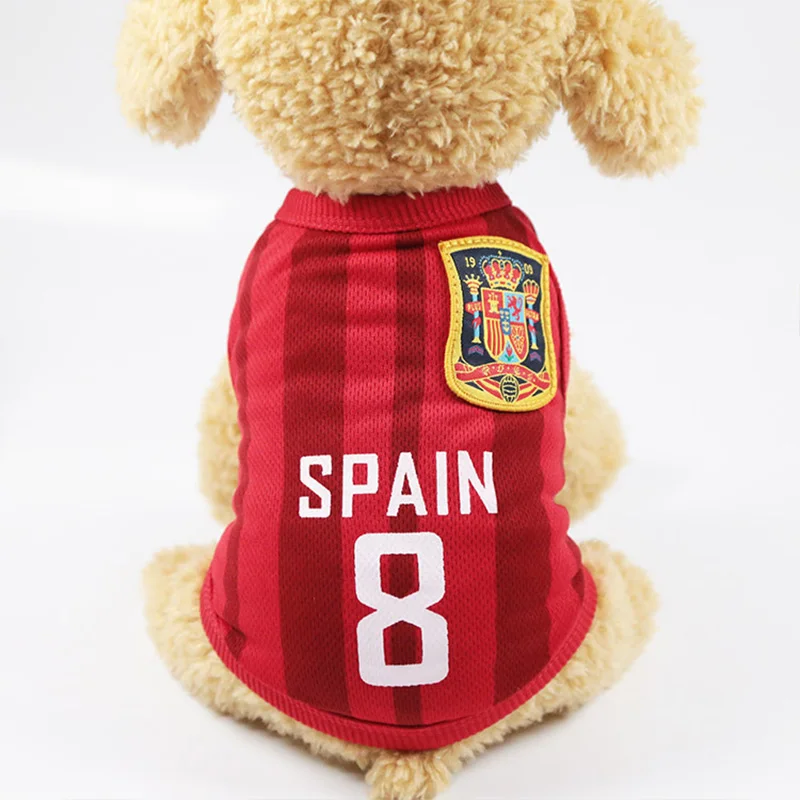 Red 8 Hundeshirt жилет для собак, майка для баскетбола NBA, дешевая одежда для собак, майка, мягкая одежда для собак, щенков, чихуахуа, одежда, рубашка - Цвет: Red 8