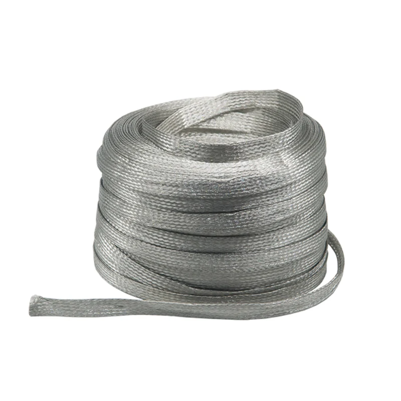 5Meter/Roll Red Copper/Tinned Copper Braided Strap 2.5MM² Conductive Band Copper Strip Copper Wire Copper Strip