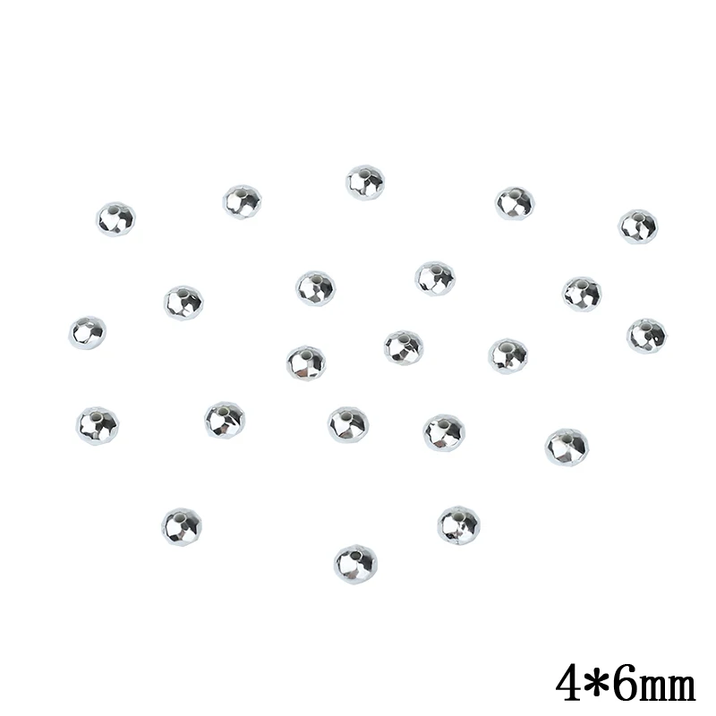 Плоские круглые бусины с отверстием золотого и серебряного цвета 200 шт./лот