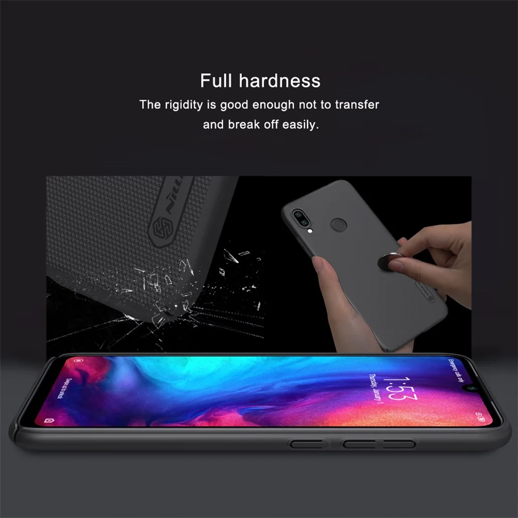 Для Xiaomi Redmi Note 7 Чехол 7S чехол NILLKIN матовый защитный ПК твердый пластиковый на