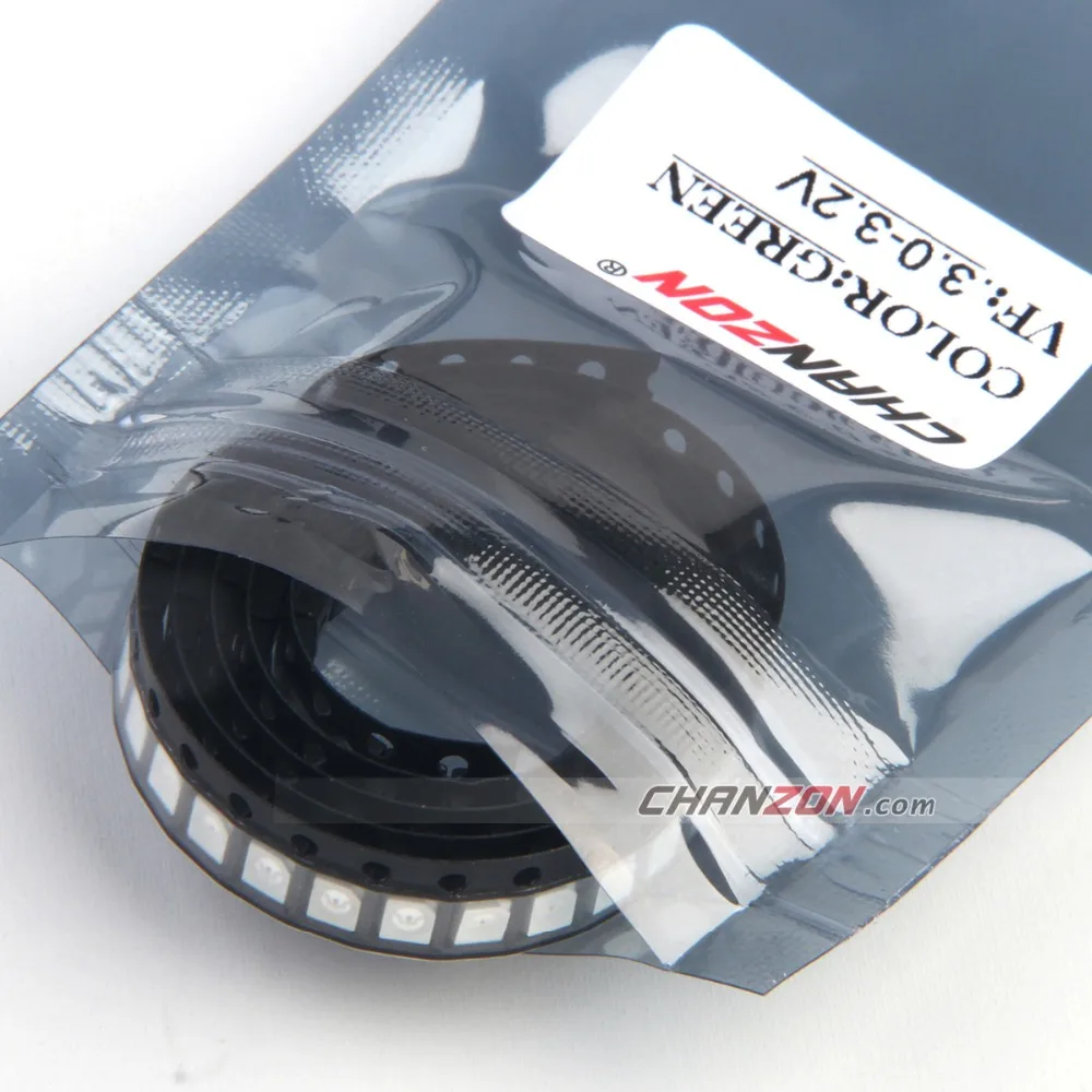 Светодиодный диодный зеленый светильник 100 шт. SMD 3528 1210 20 мА 3 в поверхностное