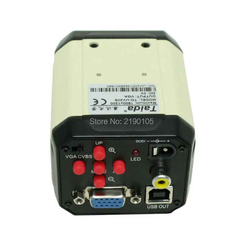 Цифровой промышленный микроскоп HD 2.0MP 3 в 1 камера для PCB lab VGA CVBS USB AV TV выходы |