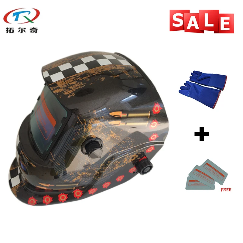 

Инструменты для сварки, солнечная батарея для защиты сварочного шлема, сварочный аппарат, затемняющий шлем TRQ-HD33-2200de -BG
