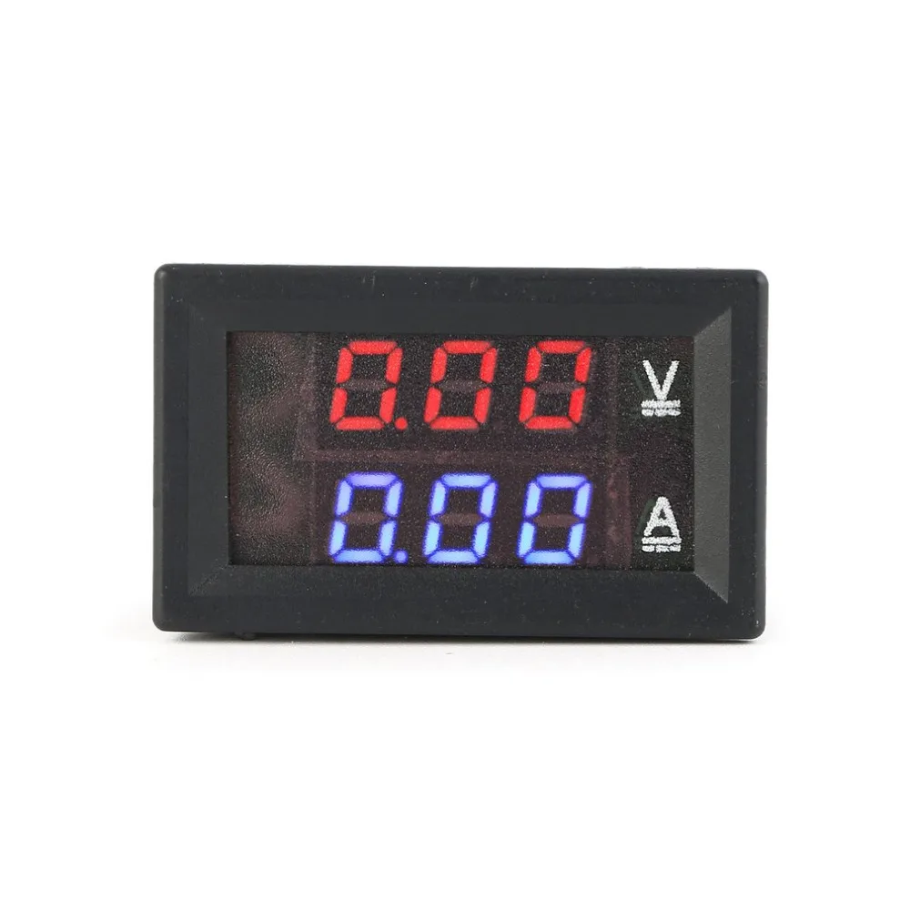 5PCS DC 0-100V 10A LED Digital Display Panel Current Voltmeter Electric Voltage Meter Mini Volt Tester for Auto Car Motorcycle |