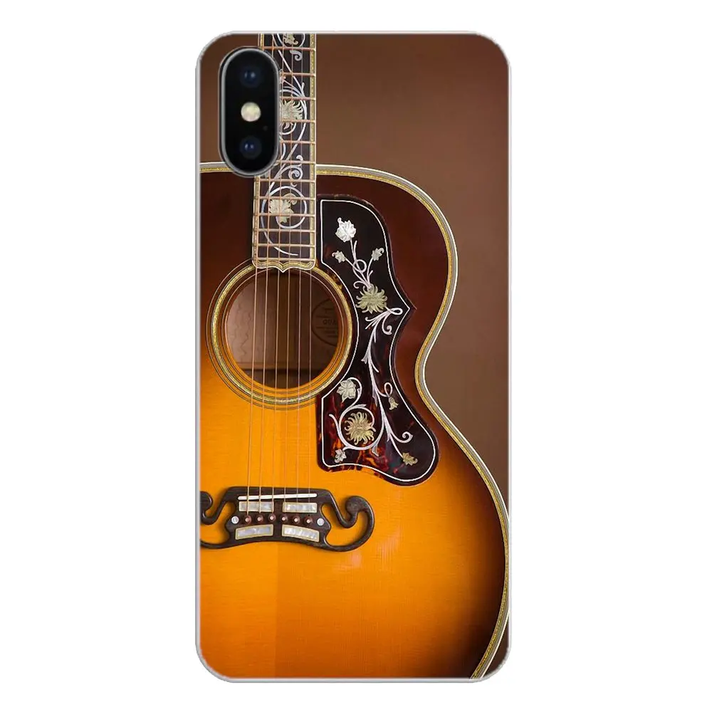 Musical instruments Gibson Guitar Music Acoustic For LG G7 Q6 Q7 Q8 Q9 V30 X Power 2 3 OnePlus 3T 5T 6T Silicone Phone Cover |
