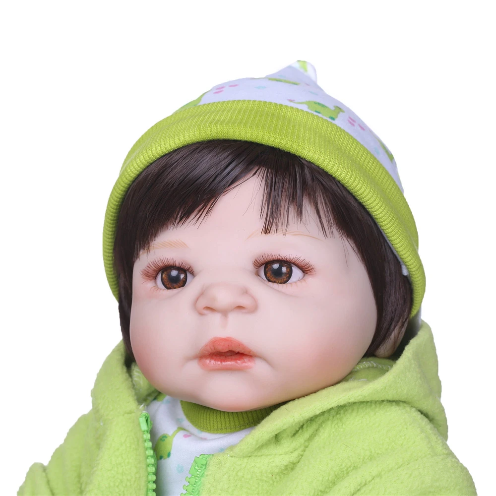 22 &quot57 см bebes reborn npk dolls полностью силиконовые куклы baby для новорожденных Bebe alive