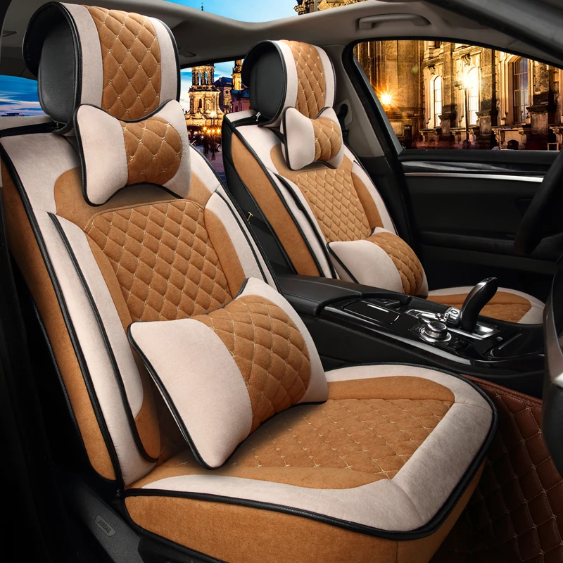 Twill тканевая Автомобильная подушка Стильный чехол для автомобильного сиденья