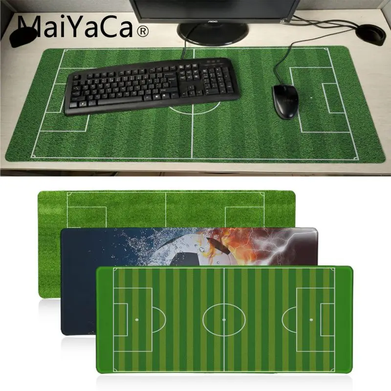 

MaiYaCa Boy Gift Pad Soccer football Natural Rubber Gaming mousepad Desk Mat durable office accessory and gift mousepad