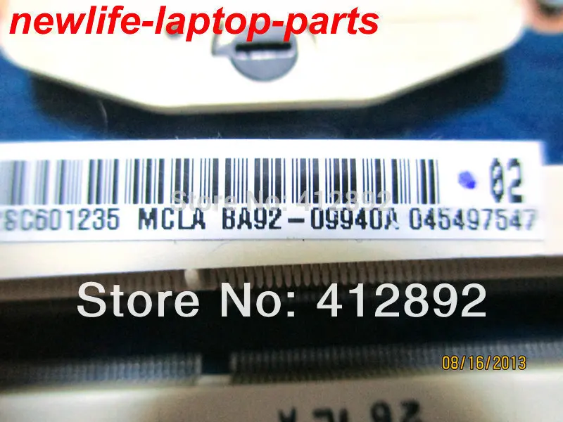 Оригинал для NP550P7C NP550 материнская плата ноутбука BA92-09940A BA41-01898A DDR3 maiboard 100%