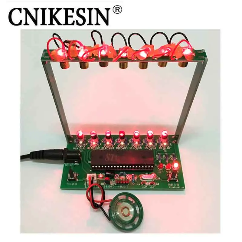 CNIKESIN DIY наборы 51 SCM Лазерная арфа электронный орган фортепиано Музыкальная