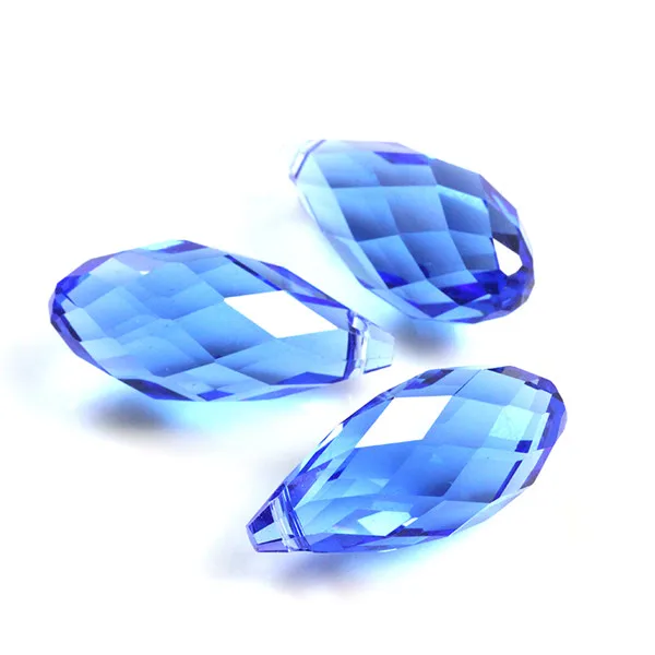 light blue Высокое качество 100 шт Кристалл Стекло капелькой слезинкой, бусины AB Цвета 10x20 мм подходят Модные украшения Цепочки и ожерелья браслета для "сделай сам" - Цвет: light blue