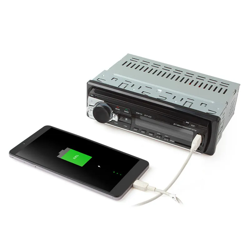 Авторадио 1 din автомобильное радио JSD 520 стерео Bluetooth аудио MP3 рекордер USB SD Aux вход