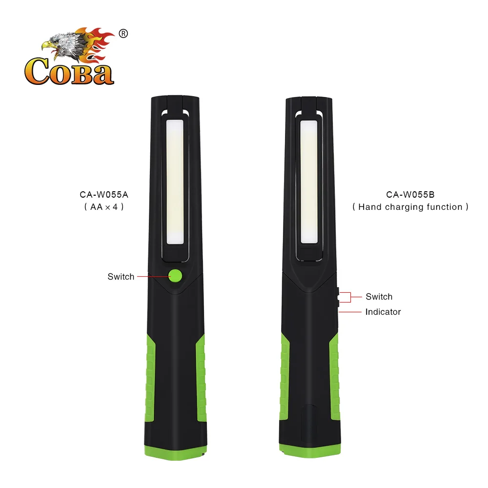 Coba cob портативный светодиодный рабочий светильник usb Перезаряжаемый внешний аккумулятор 5 режимов ручного питания 2000LM Водонепроницаемая Рабочая лампа