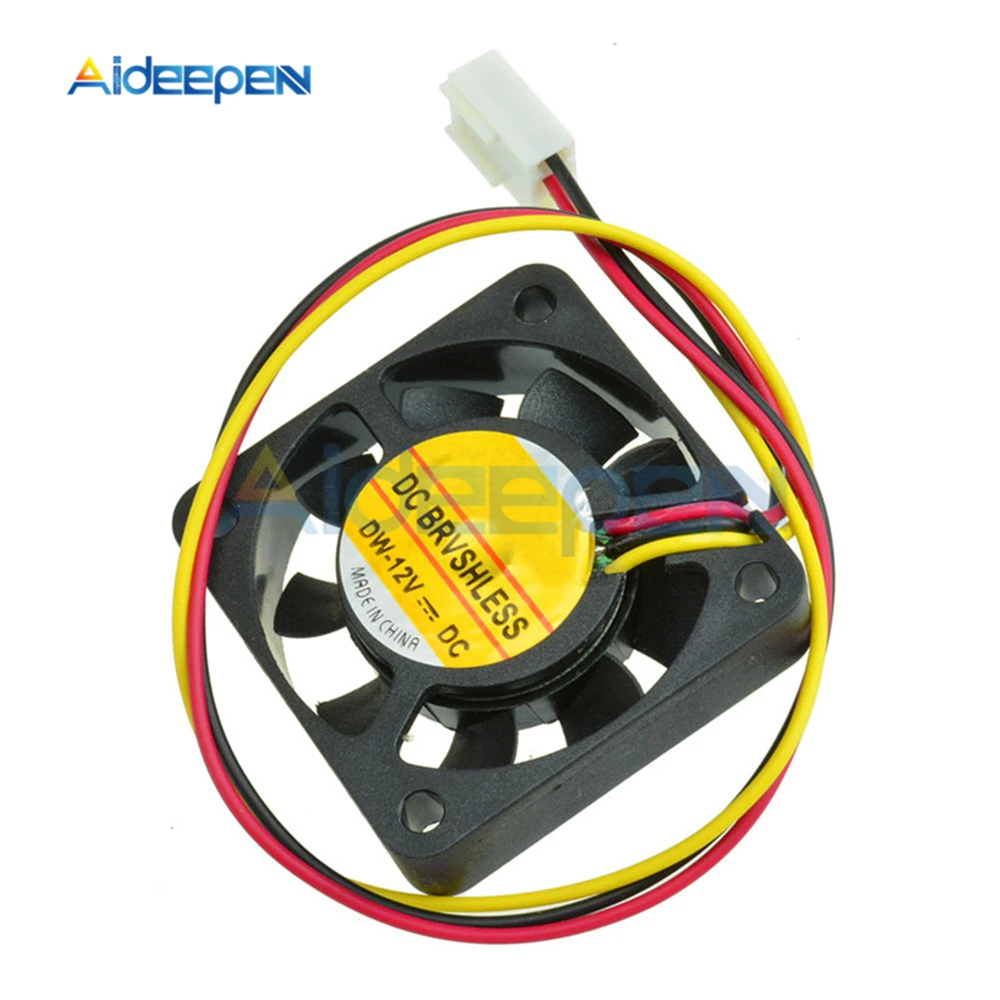 3Pin DC 12V Охлаждающие вентиляторы для ноутбуков кулер компьютера черный радиатор