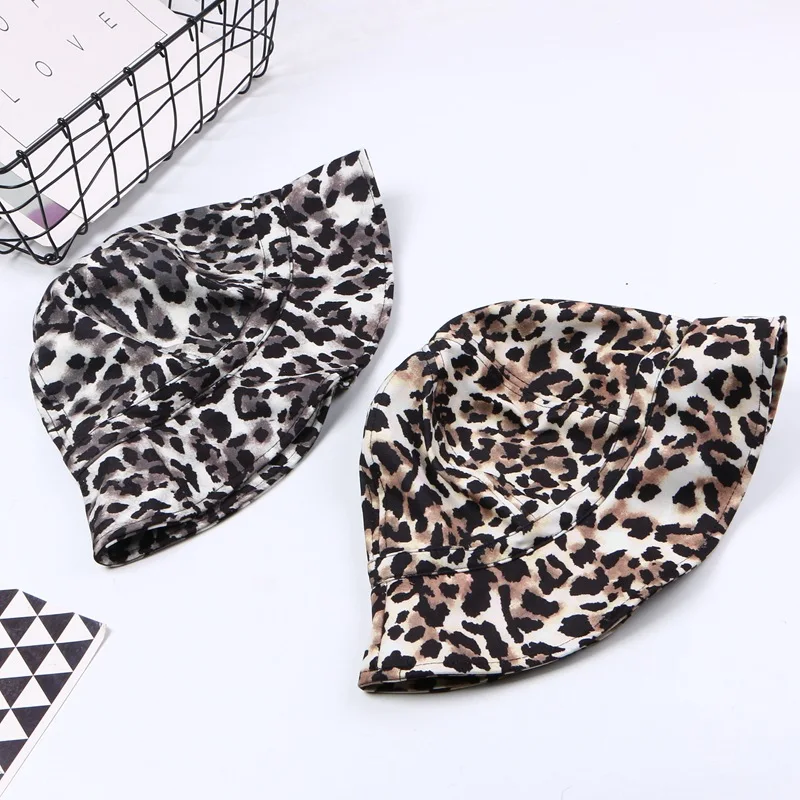 Шляпа с леопардовым принтом для мужчин и женщин Пляжная Панама широкими полями