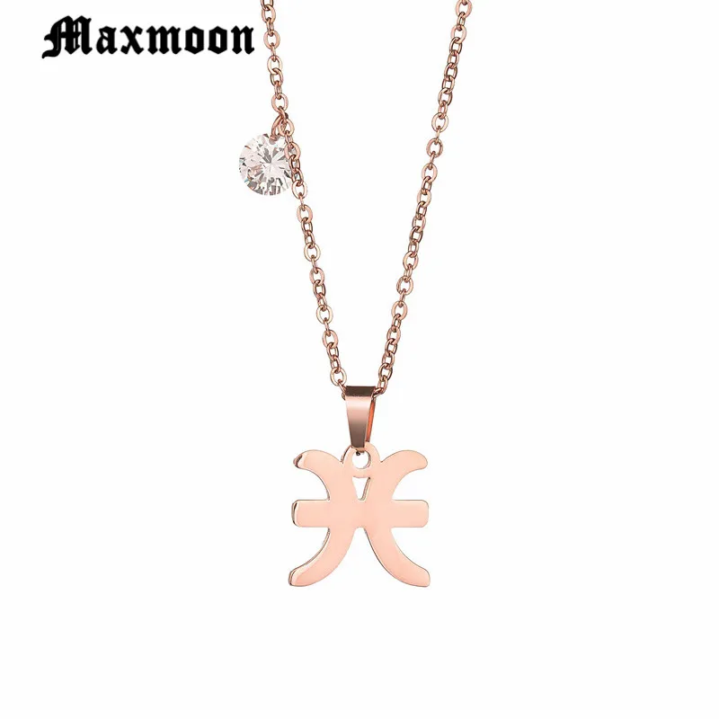 Цепочка с изображением Зодиака 12 звезд