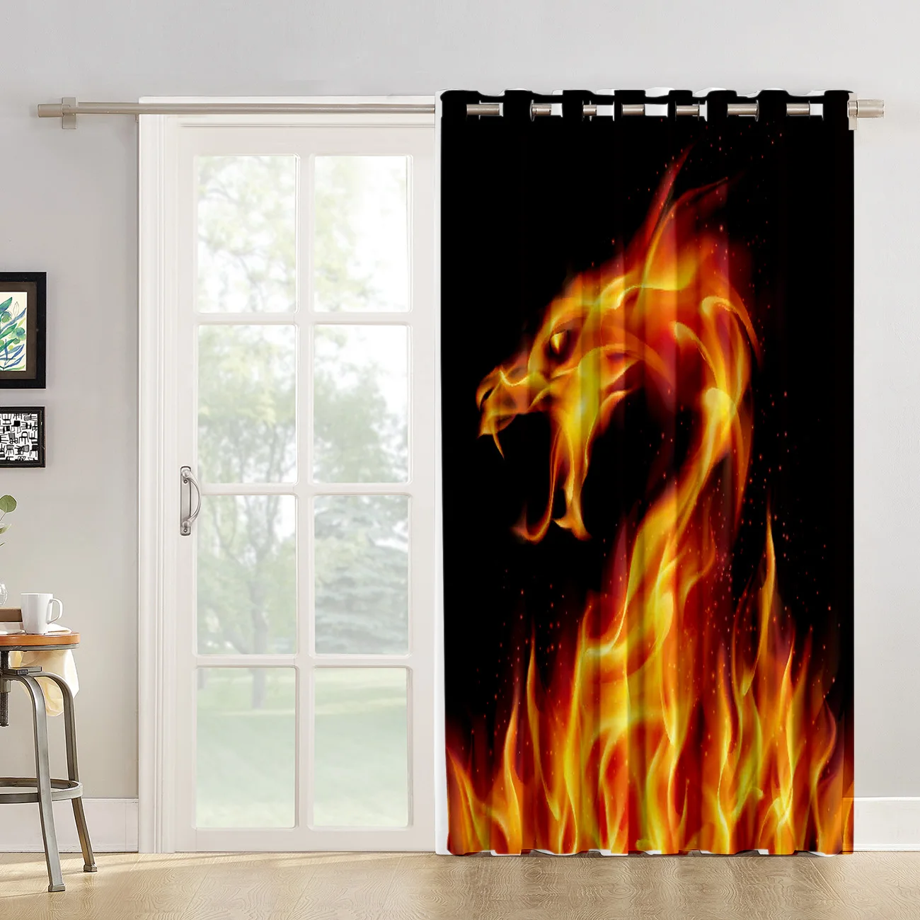 Шторы на окна Fire Dragon темные жалюзи для гостиной ванной спальни кухни Swag Детские
