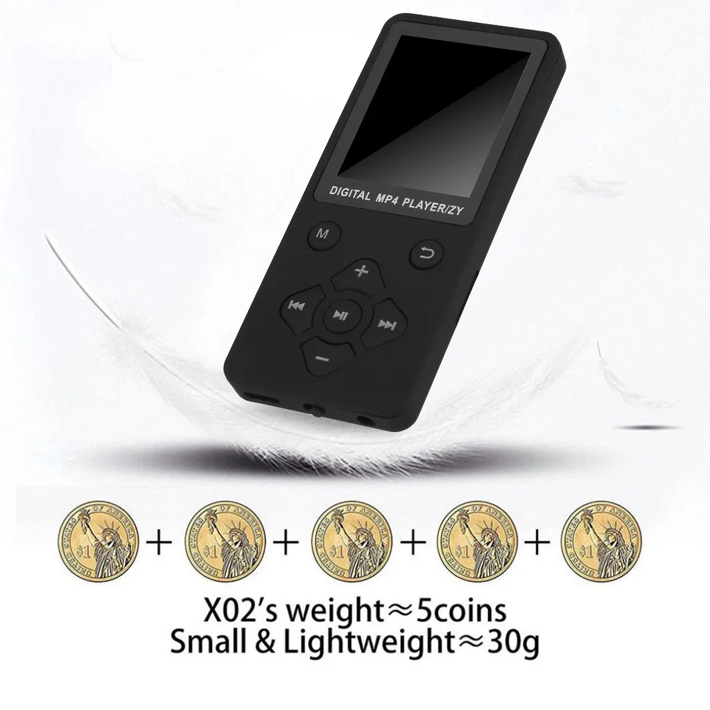 Плеер Bluetooth 4,2 Bluetooth MP3 Мини без потерь FM Радио Видео Портативный MP5 Walkman музыкальный плеер Прямая поставка