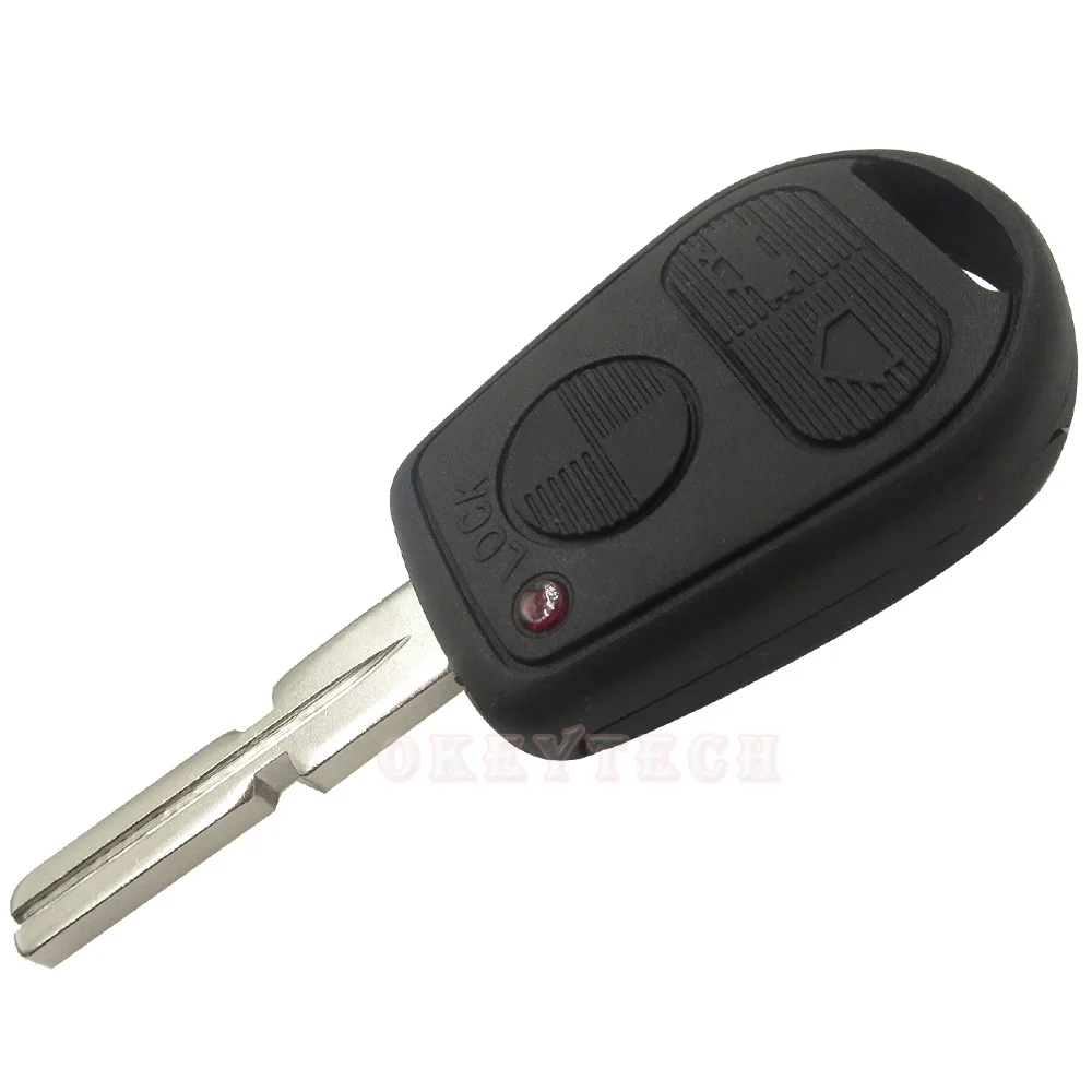 OkeyTech 3 Button HU58 Blade Car Key Shell Replacement Remote Cover Case Fob Holder for BMW E31 E32 E34 E36 E38 E39 E46 Z3 | Автомобили и