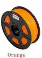 Orange ABS 1 цена, 17 цветов, ручка для 3D печати, ABS/PLA 1,75 мм, пластиковый резиновый материал для печати, нить для 3d принтера - Цвет: Orange ABS