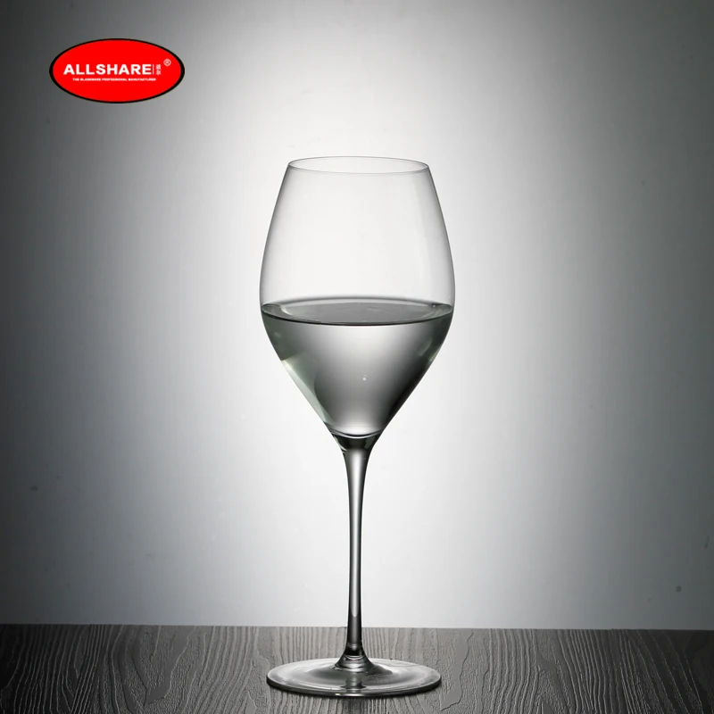 Набор из 2-х качественных винных рюмок из безсвинцового кристалла, ручной работы для свадьбы с бесплатной доставкой, артикул 900003.