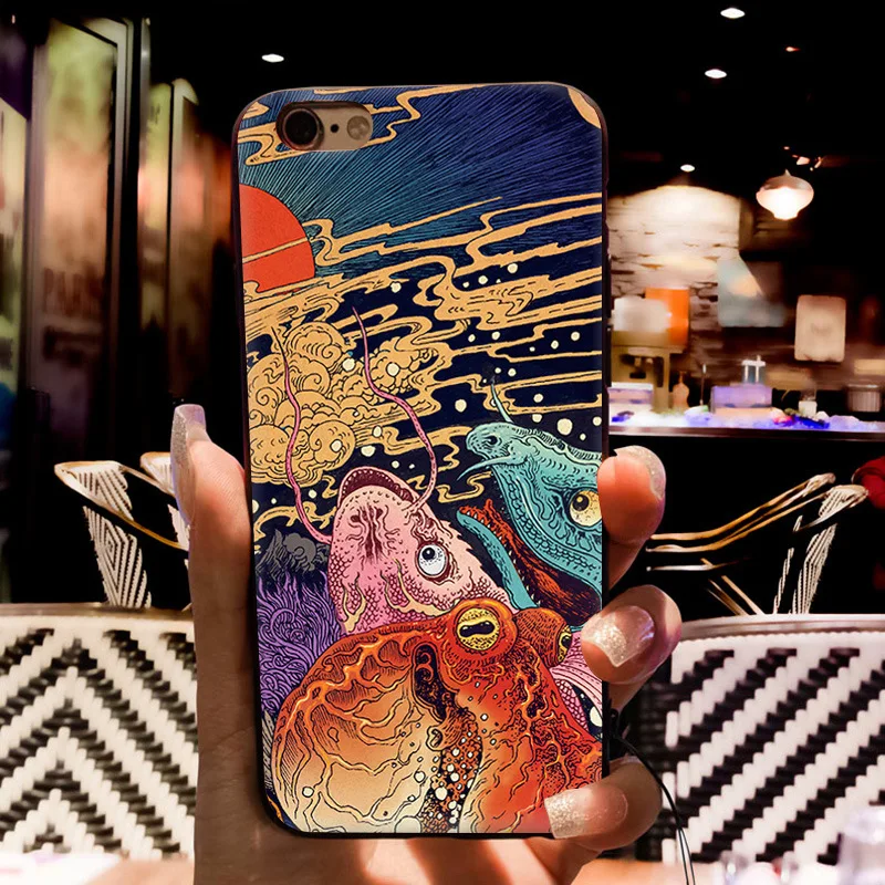 A11 MaiYaCa японский стиль искусство Япония телефонные чехлы для iPhone 11 Pro Max 6S 6plus 7 7plus 8 8Plus X 5 5S XR XS MAX - Цвет: A11