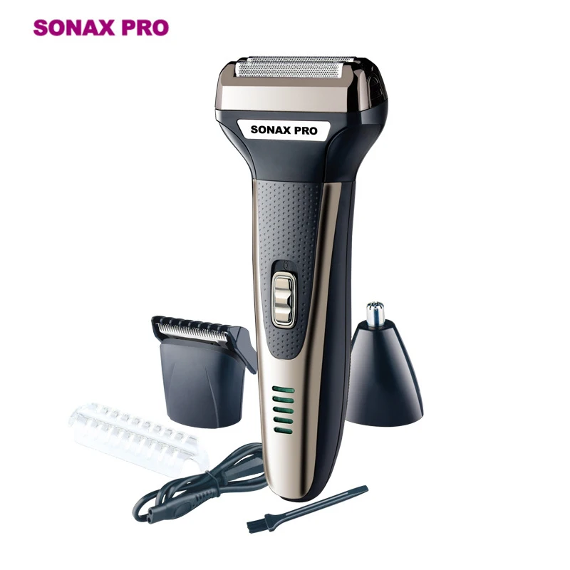 

Мужская перезаряжаемая электрическая бритва SONAX PRO 3 в 1, электробритва