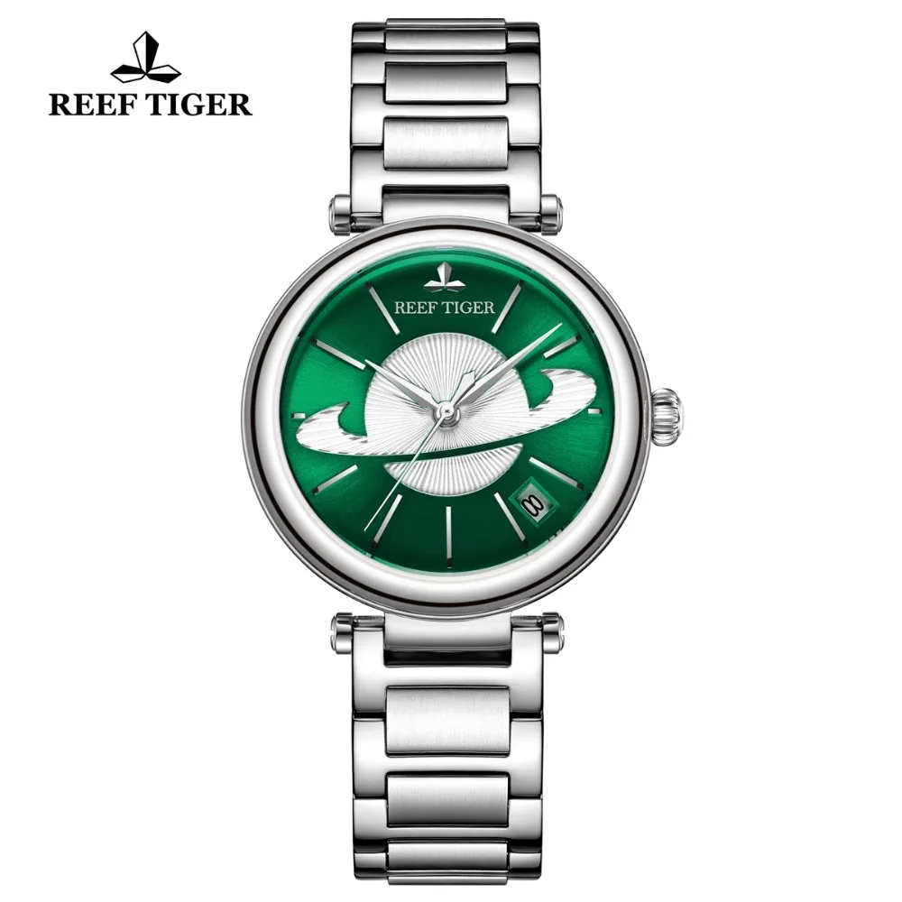 Роскошные женские часы от топового бренда Reef Tiger/RT изысканные цвета розового