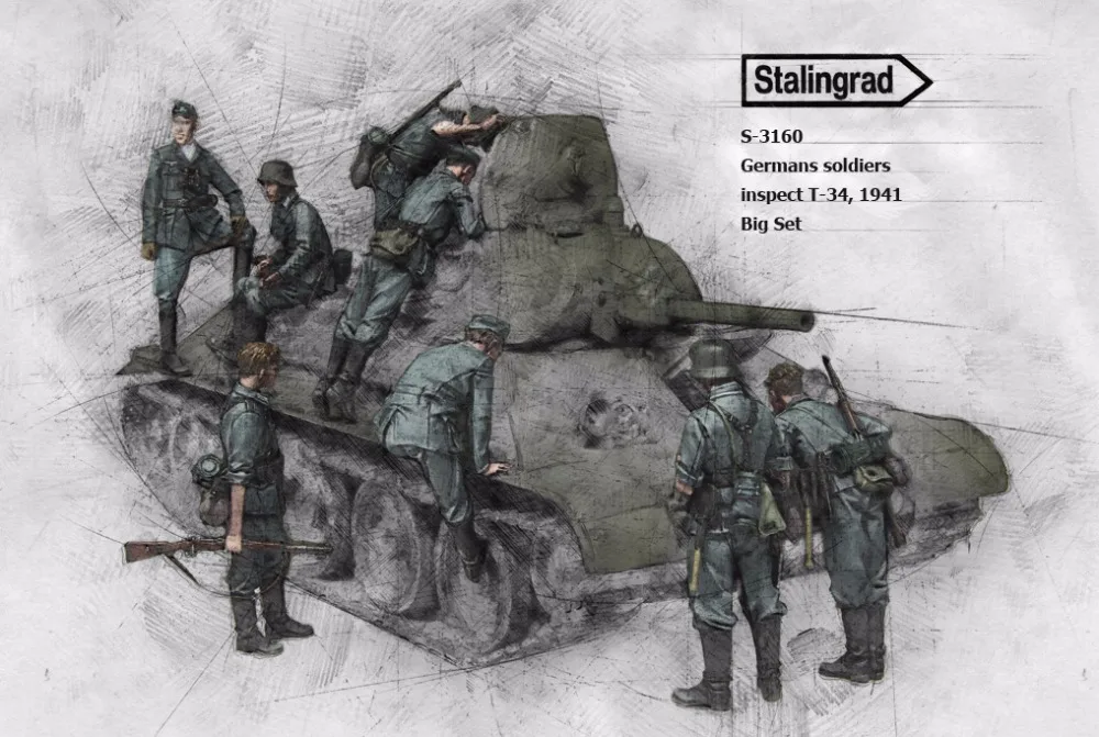

(8pcs/Lot) Resin Figures 1:35 Soldier Model Kit (Not Include Car) S39D