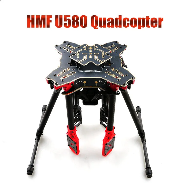 HMF U580 Тотем серии RC Квадрокоптер рама 4 оси Складная стойка углеродный зонтик FPV