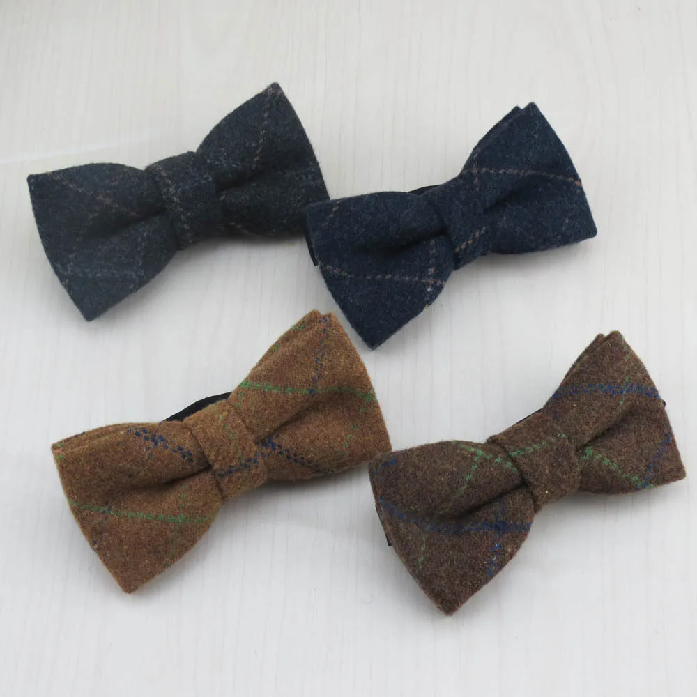 Мужской галстук бабочка из 100% шерсти высококачественный Модный деловой s Boutique