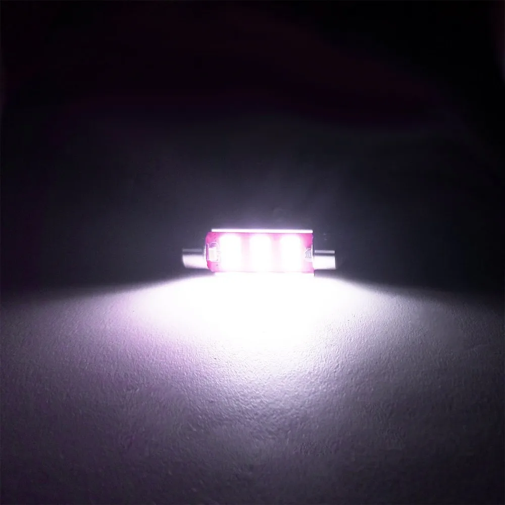Новинка 1 шт. 12 SMD 5050 светодиодный чистый белый купол гирлянда CANBUS Ошибка интерьер