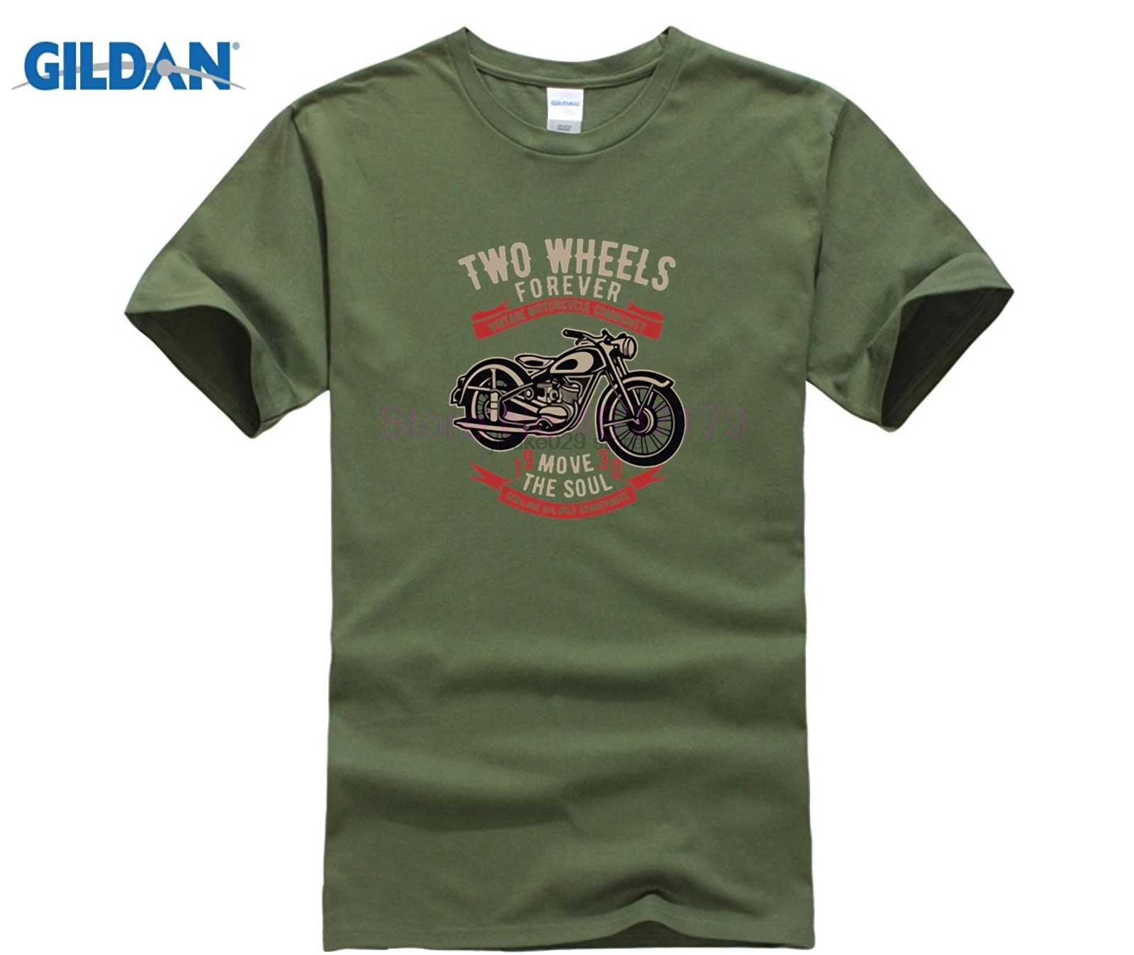 Vintage Cool Motorcycle T Shirt Men Fashion Two Wheels Forever T-shirt Streetwear Custom Moto Rider Tees Dropship Retro Clothing | Мужская