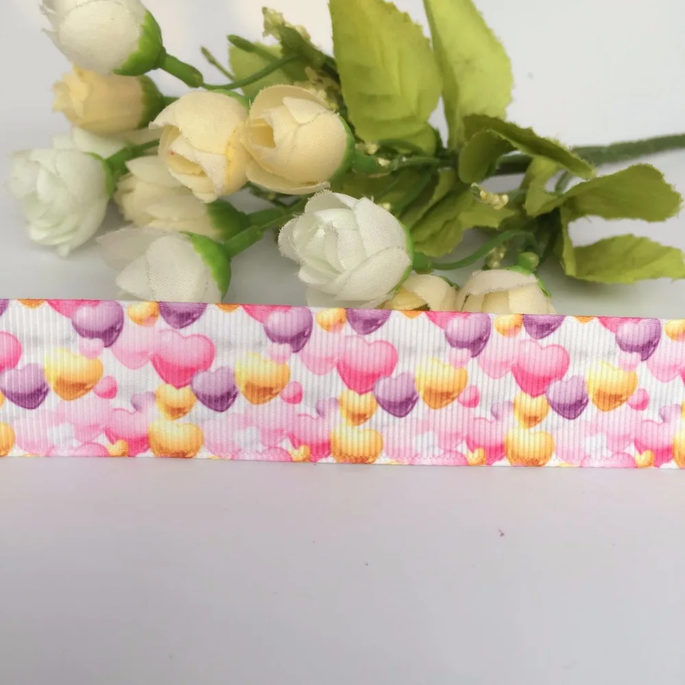 Лента из полиэстера с принтом Love 1 дюйм 25 мм|polyester ribbon|cartoon ribbonribbon ribbon |