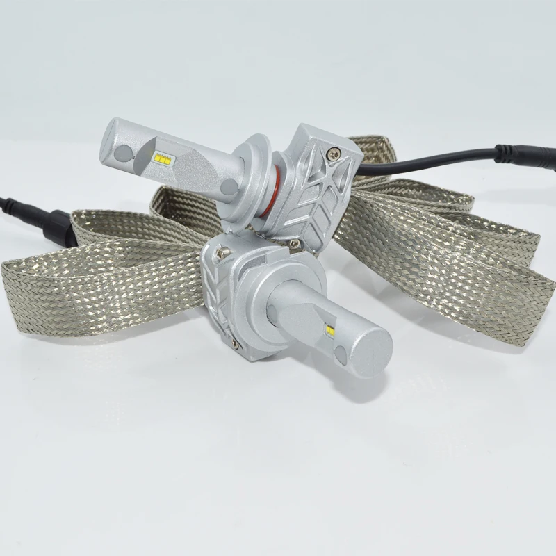 Комплект для автомобильных светодиодных фар H7 высокая мощность 6500 лм |