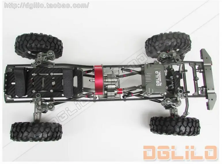 Осевая рама SCX10 обновленная 1/10 RC Rock Crawler алюминиевая с ЧПУ и карбоновая | Игрушки