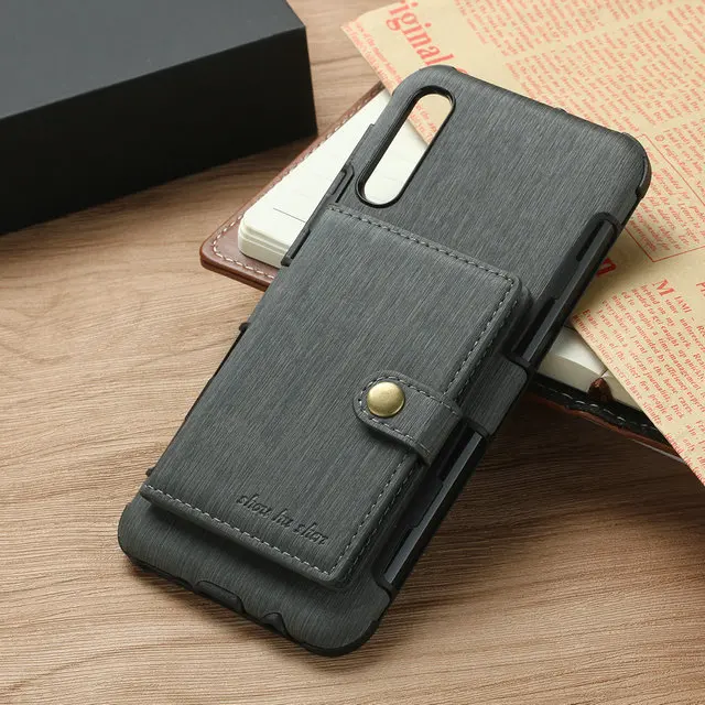 Матовая ткань флип для Coque samsung A50 чехол A20 samsung A70 чехол слот для карт кошелек чехол на заднюю панель телефона для Samsugn Galaxy A30 крышка A10