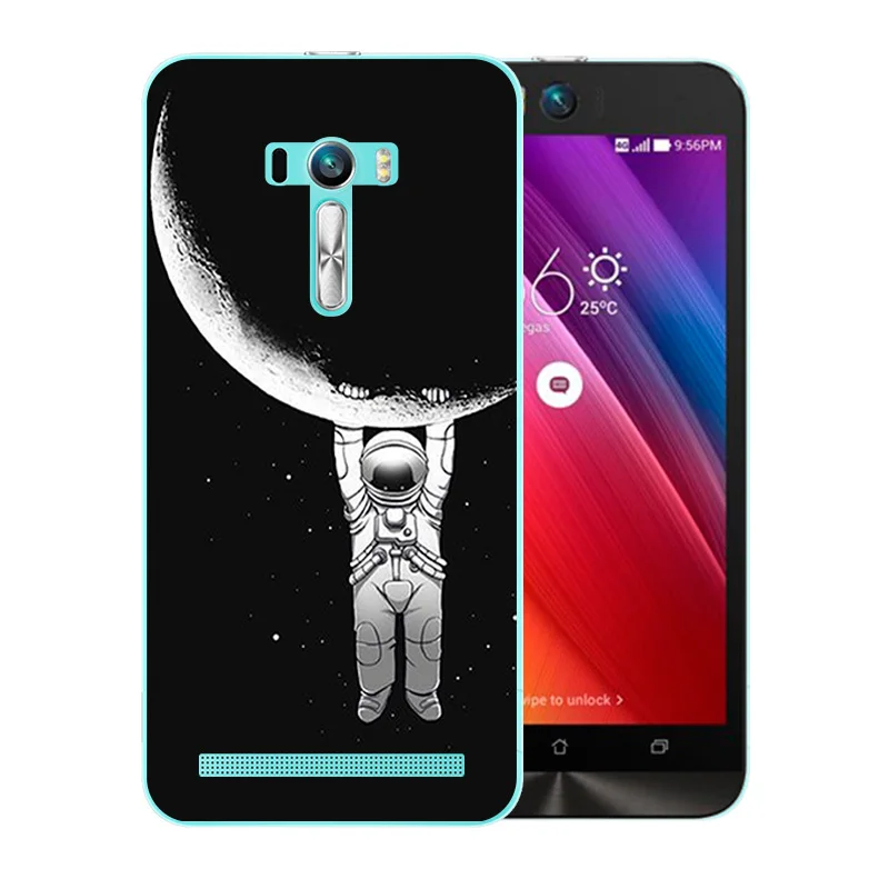 5 дюймов для Asus Zenfone Selfie ZD551KL чехол телефона с рисунком космическая Луна