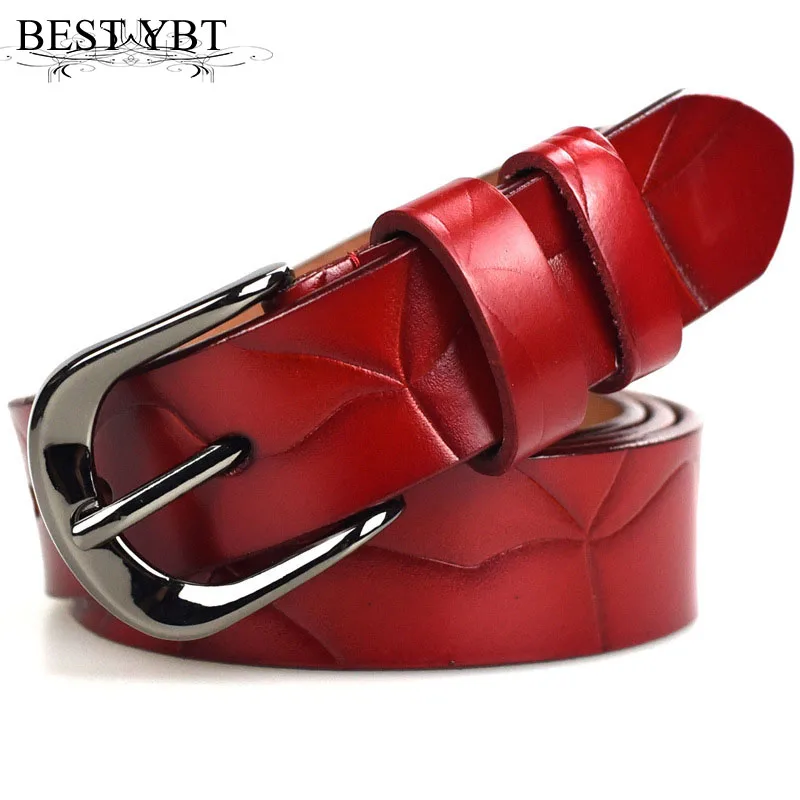 Ремень YBT для женщин высококачественный Женский ремень из сплава с пряжкой
