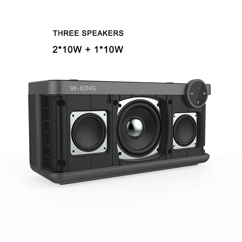 W-KING 25W APP Bluetooth Speaker X10 Portable Wireless Bass Sound Subwoofer Powerful Home Box | Электроника