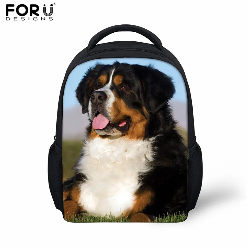 FORUDESIGNS/Школьный Рюкзак для детского сада Bernese Mountain Dog Школьный Для маленьких